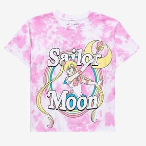 Sailor Moon Pink Tie-Dye Kids T-Shirt